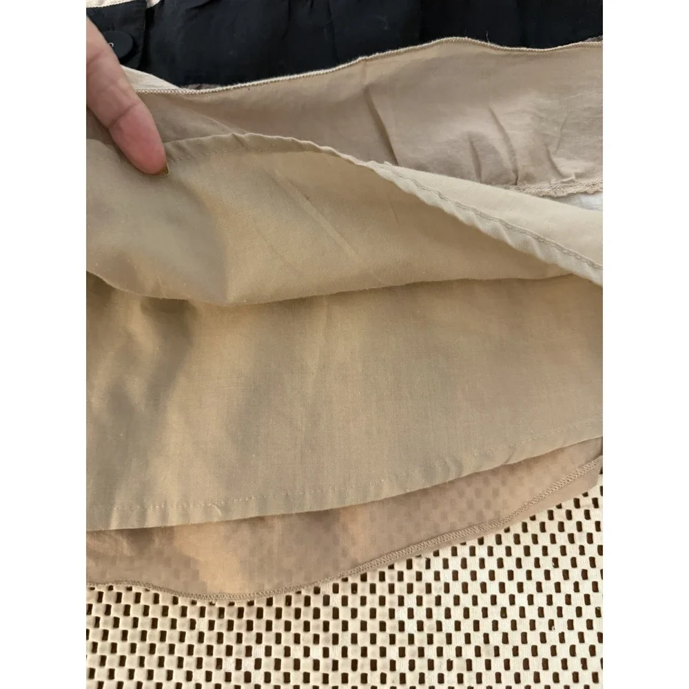 Y2K Mossimo Tiered Prairie Skirt 4 Midi A Line Quiet Luxury Color Block Preppy